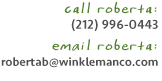 contact Roberta